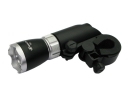 MXDL 3W 807A Multi-functional Bicycle Light with Clip - Silver